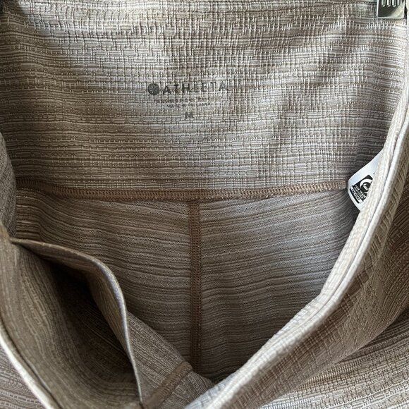 Athleta High Rise Jacquard Chaturanga Textured Leggings Grey Size Medium - Picture 14 of 14
